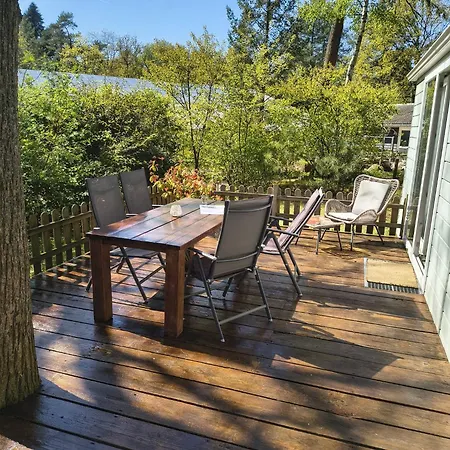Forrest In Bosrijke Omgeving De Veluwe - Met Terras, Tuin En Fietsschuurtje Parque de Campismo Nunspeet